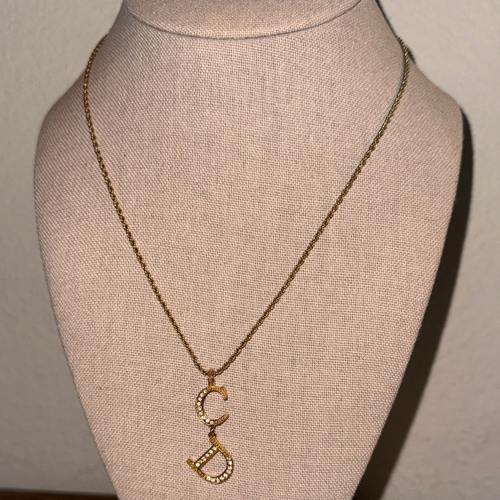 Christian Dior CD Necklace